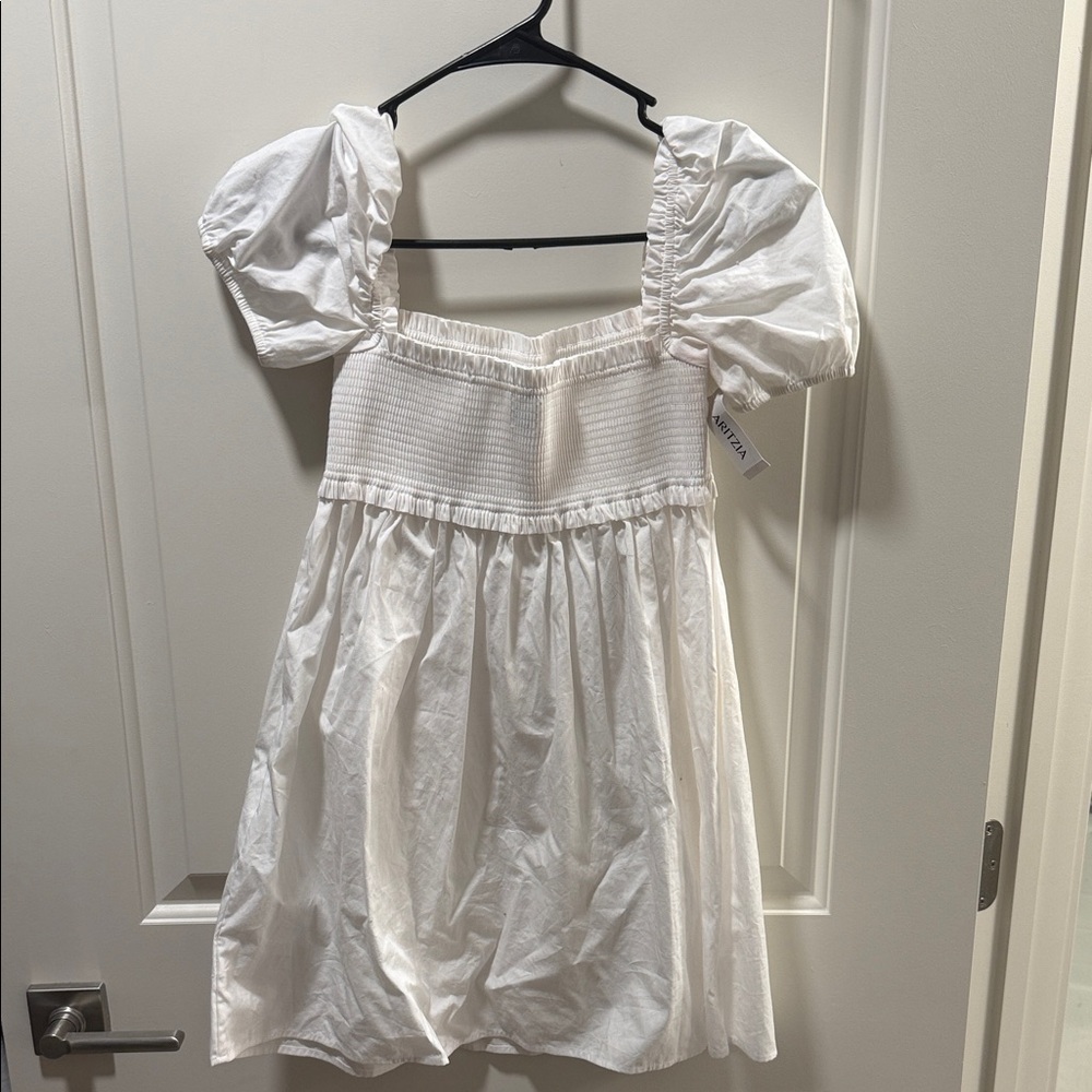 Sunday Best Textured White Mini Dress